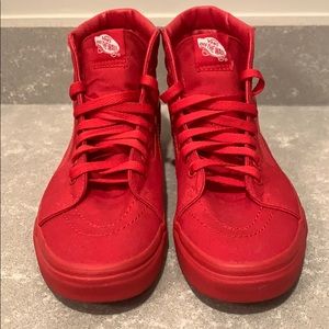 Red Hightop Vans